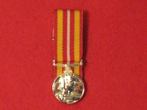 MINIATURE COURT MOUNTED VOLUNTARY MEDICAL SERVICE MEDAL
