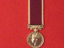 MINIATURE ARMY LSGC LONG SERVICE GOOD CONDUCT MEDAL GVI WITH CANADA BAR
