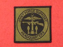 TACTICAL RECOGNITION FLASH BADGE JOINT FORCE SUPPORT HEADQUARTERS TRF BADGE