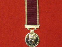 MINIATURE ARMY LSGC LONG SERVICE GOOD CONDUCT MEDAL GVI 