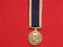 MINIATURE ROYAL NAVY LONG SERVICE AND GOOD CONDUCT LSGC MEDAL GVI CONTEMPORARY GVF