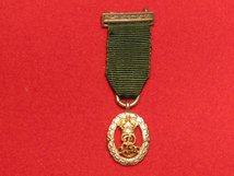 MINIATURE VOLUNTEER OFFICERS DECORATION MEDAL 1908 EDWARD VII WITH TOP BAR CONTEMPORARY MEDAL
