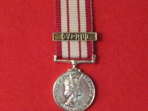 MINIATURE NAVAL GENERAL SERVICE MEDAL 1915 1962 CYPRUS CLASP MEDAL EIIR