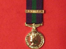 MINIATURE GSM 1918 1963 MEDAL WITH BRUNEI CLASP MEDAL EIIR