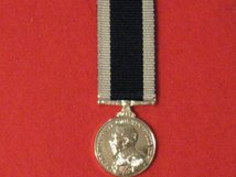 MINIATURE ROYAL NAVY LSGC MEDAL GV UNCROWNED ADMIRALS HEAD