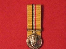 MINIATURE COURT MOUNTED IRAQ MEDAL OP TELIC NO CLASP MEDAL.