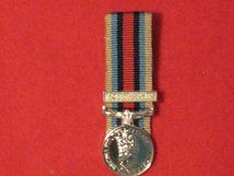 MINIATURE COURT MOUNTED OSM AFGHANISTAN WITH CLASP MEDAL