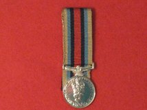 MINIATURE COURT MOUNTED OSM AFGHANISTAN MEDAL NO CLASP