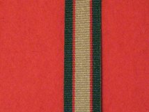 MINIATURE INDIA GENERAL SERVICE 1936 1939 MEDAL RIBBON