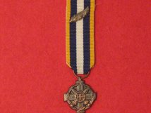 MINIATURE GREECE MEDAL OF MERIT 2ND CLASS MEDAL