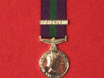 MINIATURE GSM 1918 63 CYPRUS MEDAL EIIR