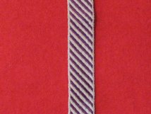 MINIATURE DISTINGUISHED FLYING CROSS DFC MEDAL RIBBON