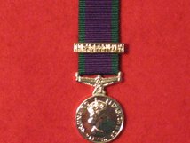 MINIATURE GSM CSM N IRAQ & S TURKEY CLASP MEDAL POST 1964 MEDAL EIIR