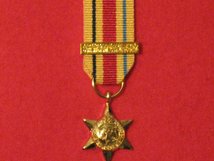 MINIATURE AFRICA STAR MEDAL WITH NORTH AFRICA CLASP MEDAL