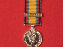 MINIATURE GULF WAR MEDAL 1990 WITH RARE 2 AUGUST 1990 CLASP