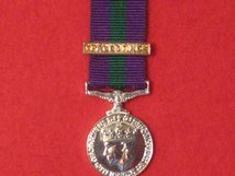 MINIATURE GSM CSM PALESTINE CLASP MEDAL PRE 1964 MEDAL GVI