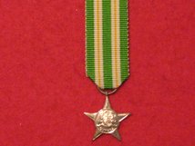 MINIATURE GUYANA CASTIGUES DISTINGUISHED SERVICE STAR SILVER MEDAL