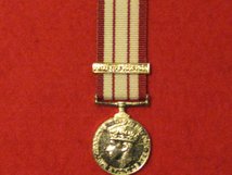 MINIATURE NAVAL GENERAL SERVICE MEDAL 1915 1962 PALESTINE 1936-39 CLASP MEDAL GVI