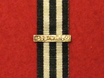 MINIATURE SERVICE MEDAL ORDER OF ST JOHN 2ND BAR AWARD CLASP.  CLASP ONLY
