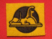 BRITISH ARMY 56TH INDEPENDENT INFANTRY BRIGADE FORMATION BADGE SPHINX RIGHT FACING WW2 BADGE