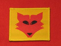 BRITISH ARMY 10TH ARMOURED DIVISION FORMATION BADGE WW2 FOX HEAD 1ST TYPE