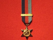 MINIATURE 1939 1945 STAR MEDAL WITH BATTLE OF BRITAIN CLASP