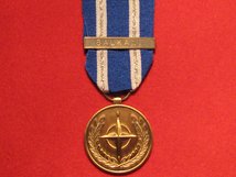 FULL SIZE NATO BALKANS MEDAL WITH BALKANS CLASP