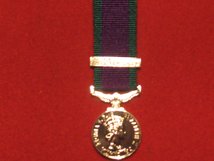 MINIATURE GSM CSM BORNEO CLASP MEDAL POST 1962 MEDAL EIIR