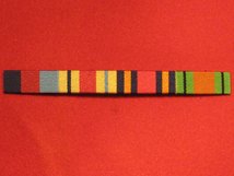 1939 1945 STAR AND AFRICA STAR AND BURMA STAR AND DEFENCE MEDAL WW2 RIBBON BAR SEW ON BAR