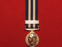 MINIATURE EGYPT MEDAL 1882 1889 WITH KIRBEKAN CLASP MEDAL QV QUEEN VICTORIA