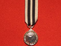 MINIATURE KINGS POLICE MEDAL KPM CIIIR MEDAL CHARLES III