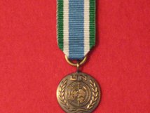 MINIATURE UNITED NATIONS MOZAMBIQUE MEDAL UNUMOZ MEDAL