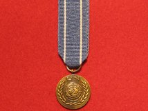 MINIATURE UNITED NATIONS PALESTINE LEBANON UNOGIL MEDAL