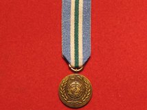 MINIATURE UNITED NATIONS TAJIKSTAN MEDAL UNMOT MEDAL