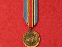 MINIATURE UNITED NATIONS TIMOR LESTE MEDAL UNMIT MEDAL