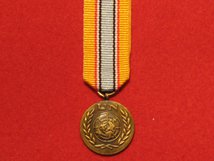 MINIATURE UNITED NATIONS ANGOLA MEDAL UNAVEM MEDAL