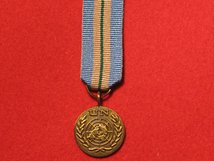 MINIATURE UNITED NATIONS ETHIOPIA ERITREA MEDAL UNMEC MEDAL