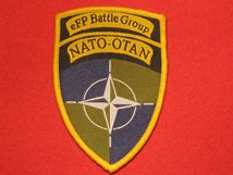 NATO EFP BATTLE GROUP BADGE SEW ON