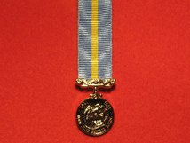 MINIATURE COMMEMORATIVE HONG KONG SERVICE MEDAL