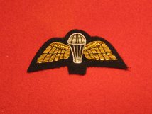MESS DRESS PARACHUTE WINGS PARA WINGS GOLD ON BLACK BADGE